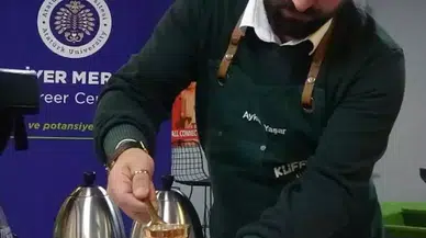 Atatürk Üniversitesi'nde Öğrencilere Kahve Demleme Eğitimi Verildi