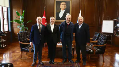 Büyükçekmece Belediye Başkanı Hasan Akgün, CHP Trabzon Milletvekili Sibel Suiçmez'i makamında ağırladı