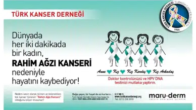Rahim ağzı kanserini düzenli taramalar ve HPV aşısı ile önlemek mümkün