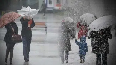 Meteoroloji il il saydı: 'Kuvvetli kar yağışı' uyarısı!