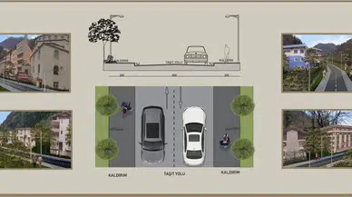 İkizdere Belediyesi üstyapı çalışmalarını sürdürüyor