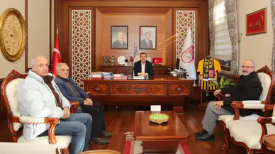 Bayburt Valisi Eldivan, Şehrin Önemli İsimlerini Valilik Makamında Ağırladı