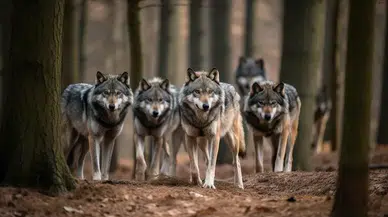 Trabzon'da Ağıla Giren Kurt Sürüsü Hayvanları Telef Etti!