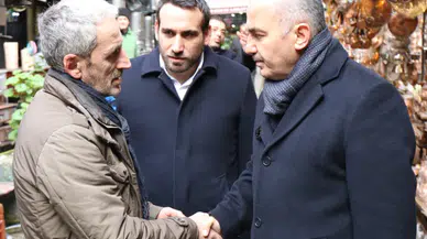 Başkan Metin Bakırcılar Sokağı'nda esnaf ve vatandaşlarla buluştu