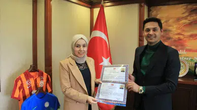 Derepazarı eski Tapu Müdürü Bereketoğlu Kaymakam Yükselecek'i ziyaret etti