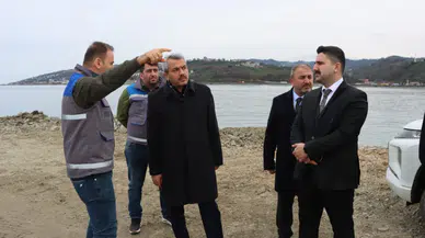 Vali Baydaş İyidere Lojistik Limanı'nda incelemelerde bulundu