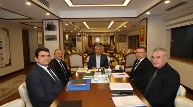 Rize'deki yatırım ve çalışmalarla ilgili toplantı düzenlendi