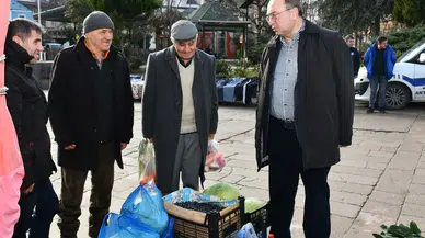 ARTVİN BELEDİYE BAŞKANI ELÇİN, HAFTALIK SEMT PAZARINI ZİYARET ETTİ