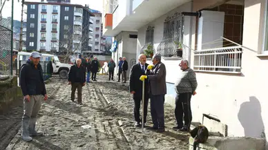 Başkan Avni Kahya çalışmaları yerinde inceledi