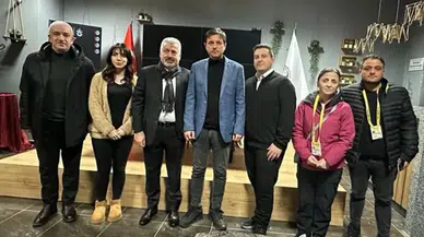 Trabzonspor Divan Başkanlık Kurulu Başkan Adayı Emin Kahraman, TSYD Trabzon Şubesini Ziyaret Etti