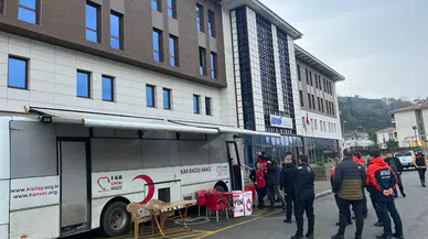 AFAD çalışanları kan bağışında bulundu