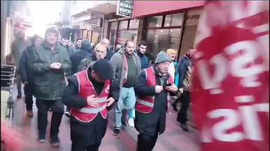 CAN ATALAY'IN MİLLETVEKİLLİĞİNİN DÜŞÜRÜLMESİ ARTVİN HOPA'DA PROTESTO EDİLDİ