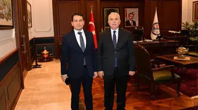 Trabzon Valiliği'ne Önemli Ziyaret: Halk Bankası Yetkililerinden Vali Aziz Yıldırım'a Nezaket Ziyareti