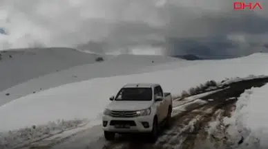 Bayburt'ta Kar Temizleme ve Tuzlama Çalışmaları Devam Ediyor