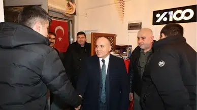 Artvin Valisi Cengiz Ünsal, Yeni Yılın İlk Esnaf Ziyaretini Yaptı