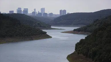 İstanbul'un barajlarındaki doluluk oranı yüzde 52,37 olarak ölçüldü