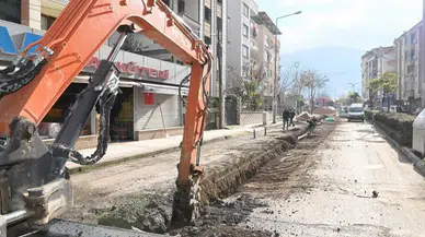 Manisa Şehzadeler'de altyapı çalışmaları sürüyor