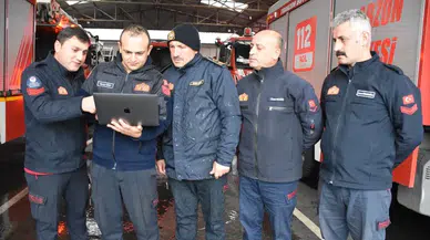 Trabzon İtfaiyecileri Yılın Kareleri 2023 Oylamasına Katıldı