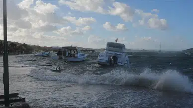 Marmara Denizi'nde fırtına uyarısı