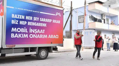 Yangın mağduru ailelere eşya desteği