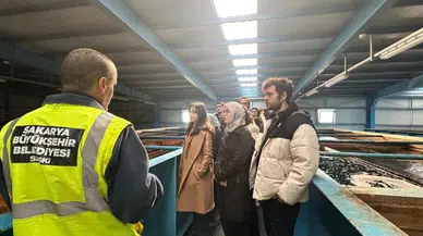 Sakarya'nın tesisleri üniversitelilere ders konusu oldu