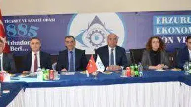 Erzurum Ticaret ve Sanayi Odası, paydaş kurumlarla sorunları ele aldı