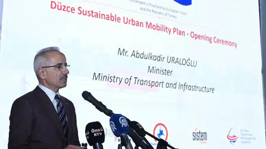 Bakan Uraloğlu, 'sürdürülebilir ulaşım' mesajını Düzce'den verdi