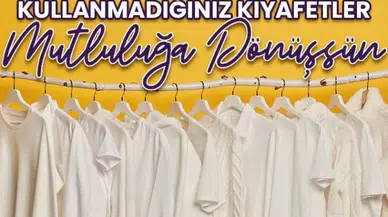 İzmit'te kıyafet bağışı dayanışması