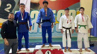 Manisalı judoculardan 11 madalya