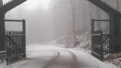 Kocaeli'nin yüksek kesimlerde kar yağışı başladı