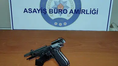 Edirne Keşan'da kuru sıkı tabanca ele geçirildi