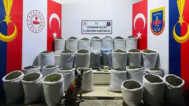 Diyarbakır’da 611 kilo esrar ele geçirildi
