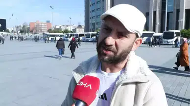 Taksici ile yaya arasında biber gazlı 'ayağımı ezdin' tartışması