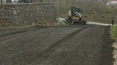 Trabzon Ortahisar'da Yol Asfaltlama Çalışmaları Hızla Devam Ediyor