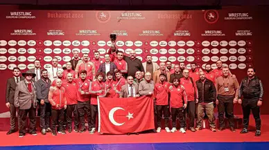GREKOROMEN GÜREŞ MİLLİ TAKIMIMIZ AVRUPA ŞAMPİYONU OLDU 