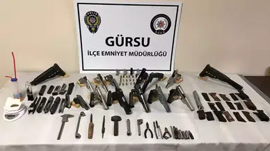 Bursa'da uyuşturucu ve silah ticareti şüphelisine gözaltı