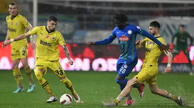 Fenerbahçe Rize'de 3 puanı 3 golle aldı