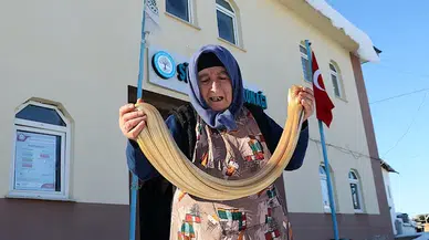 Bayburt'ta asırlık "Tel helvası" geleneği yaşatılıyor