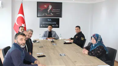 Derepazarı'nda eğitimin ikinci dönemi ile ilgili toplantı düzenlendi