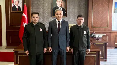 Yeni Askerlik Şubesi Başkanından Kaymakam Yıldız'a ziyaret