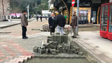 Yenipazar Mahallesi'nde üstyapı çalışmaları başladı