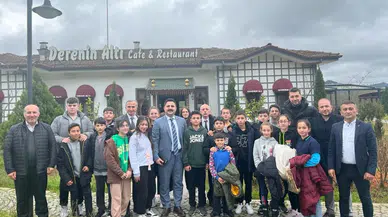 İyidere'de dereceye giren sporcular yemekte buluştu