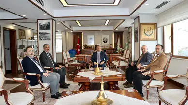 Önemli kurum müdürleri Vali Baydaş'ı ziyaret etti