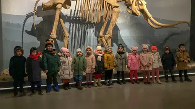 Erzurum Müzesi minik ziyaretçileri ağırladı