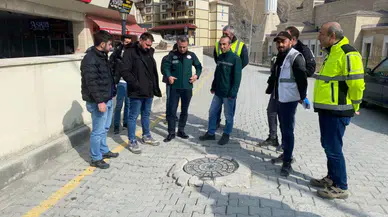 DSİ 26. Bölge Müdürlüğü Ekipleri, Yollardaki Logar Kapakları ve Bozuklukları Onarıyor