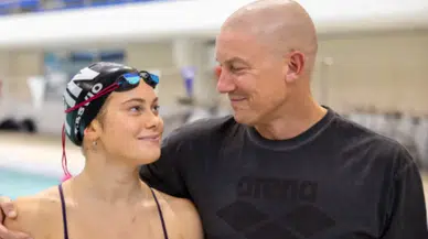 Finlandiyalı yüzücü Louna Kasvio, eski şampiyon babasıyla Erzurum'da güç depoluyor