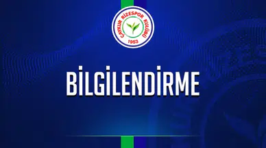 Çaykur Rizespor'dan Varesanovic ve Laine'nin sakatlıklarına ilişkin açıklama