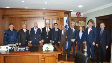 Trabzon Vergi Dairesi Başkanı Günçavdı, TTSO ve TESOB'u ziyaret etti