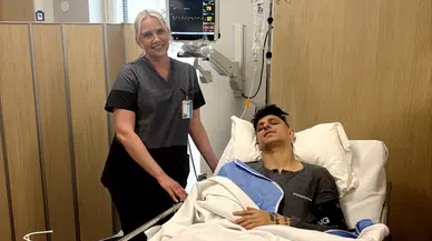 Çaykur Rizesporlu futbolcu Benhur Keser ameliyat edildi