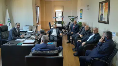 Derepazarı Belediye Başkanı Selim METİN ziyaretlerde ulundu